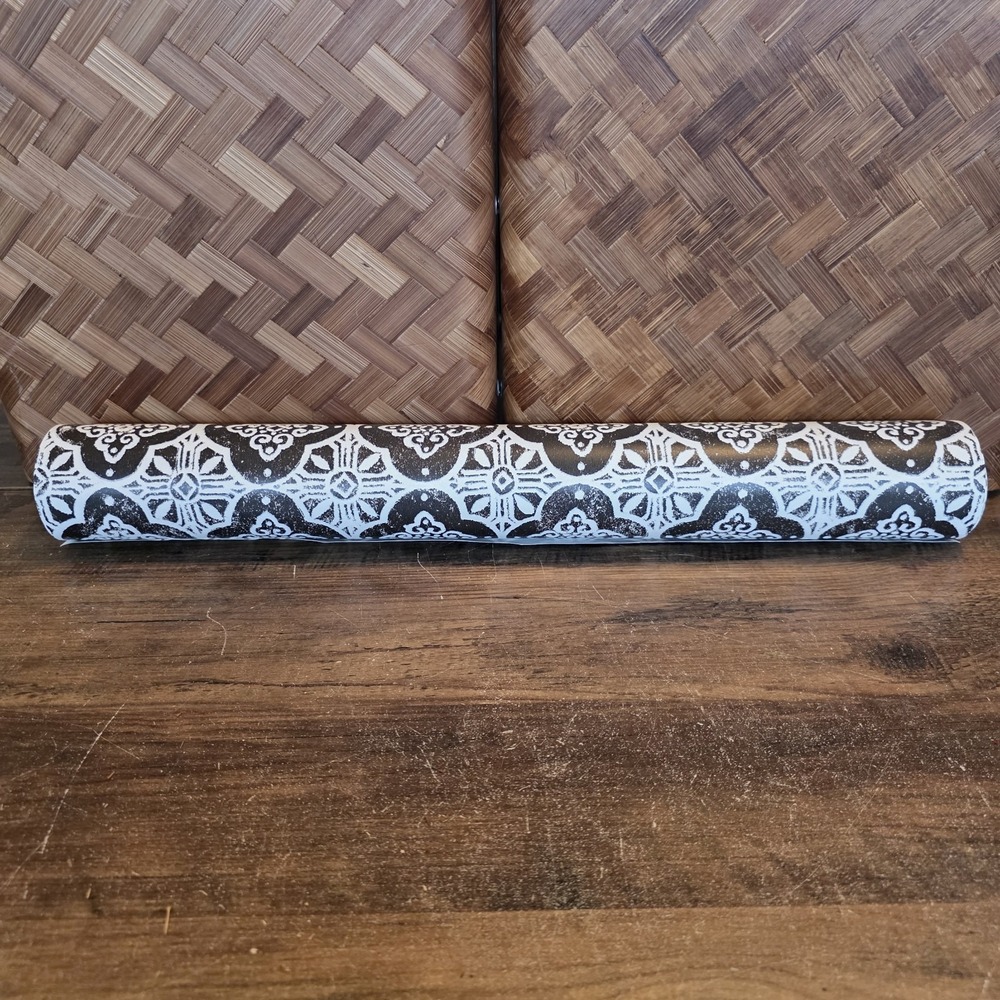 Wall Paper Wall Covering Black & White Geometric Pattern Farmhouse 10+ Yards